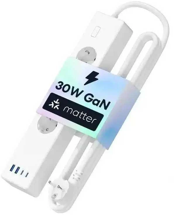 Meross MSP844 Wifi prailgintojas 4 AC kištukai 4 USB Matter