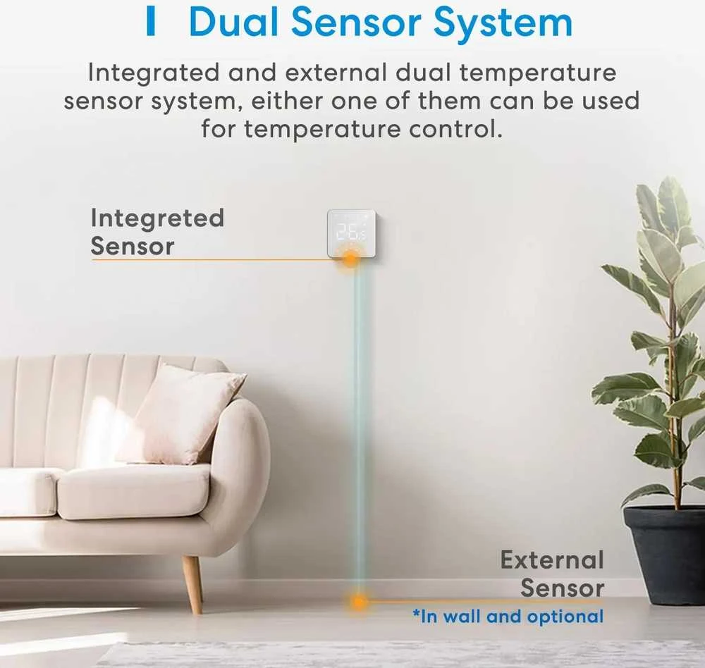 Išmanusis Wi-Fi termostatas Meross MTS200HK(EU) (HomeKit)