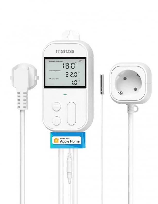 Meross MTS960HK išmanus Wifi termostatas šildymui/ šaldymui