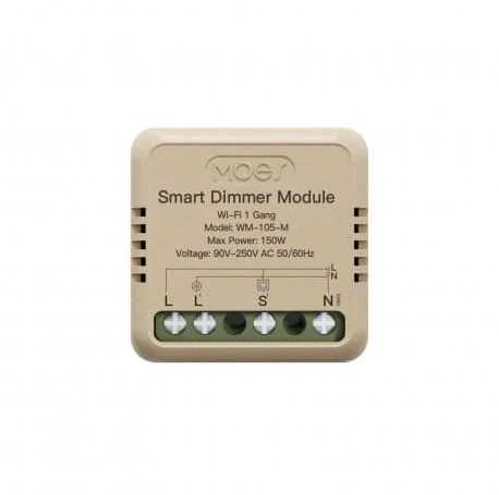 Moes Dimmer išmanusis 1 kanalo Wifi šviesos reguliatorius (WM-105-M)