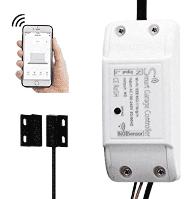 Moes MS-102 išmanusis garažo vartų valdiklis AC 100V-240V valdomas programėle Smart life / Tuya