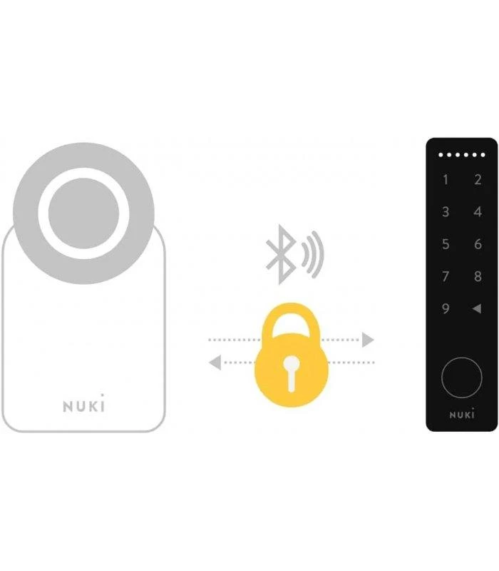 Nuki klaviatūra 2.0 Bluetooth klaviatūra su piršto antspaudu Nuki spynoms