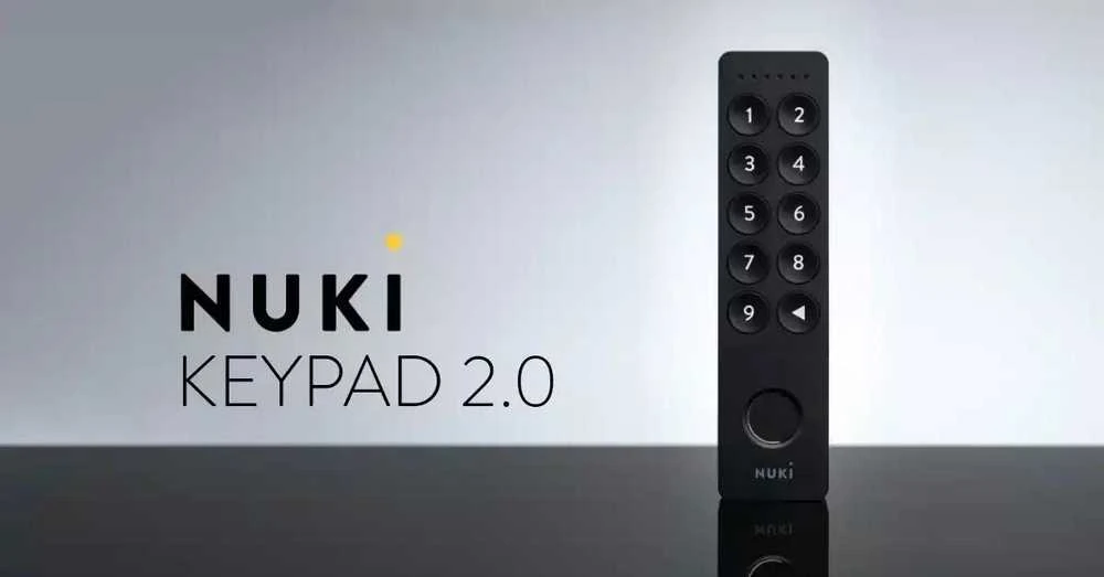 Nuki klaviatūra 2.0 Bluetooth klaviatūra su piršto antspaudu Nuki spynoms