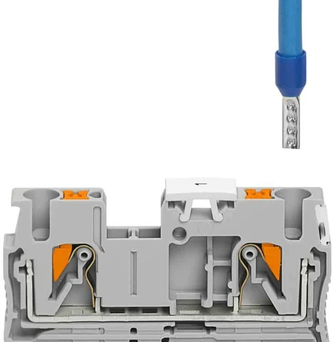 Phoenix Contact PT 2.5 DIN bėgelio rinklė 2,5mm² Push-in, pilkas