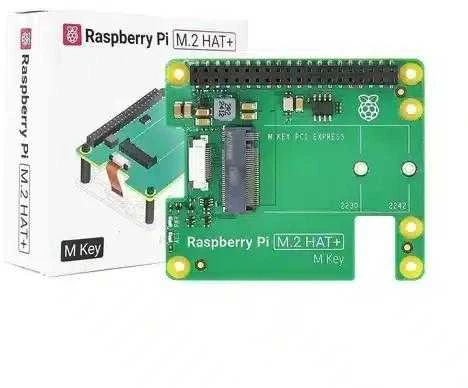 Raspberry Pi M.2 HAT+ – perdanga, skirta NVMe diskams ir M.2 priedams, skirta Raspberry Pi 5