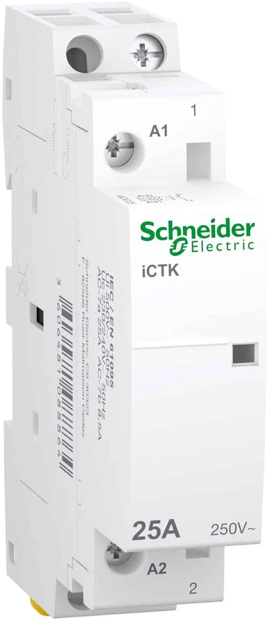Schneider Electric Schneider Acti9 iCTK Kontaktorius 25A 1P, 1NO, 250V