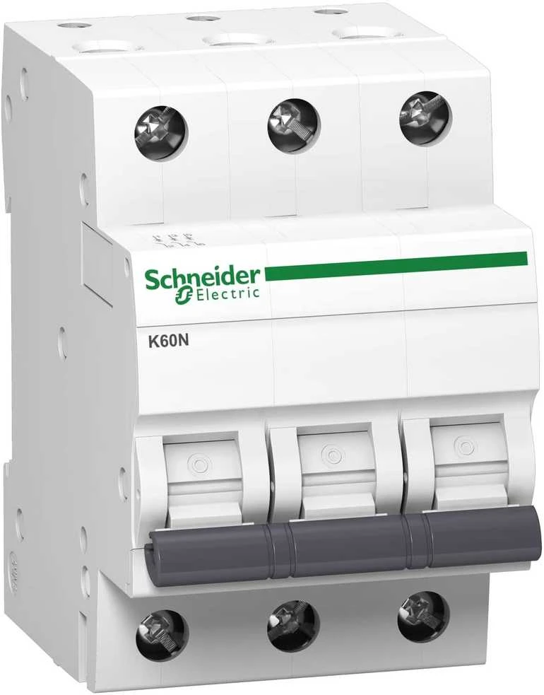 Schneider Electric Automatinis jungiklis Schneider K60N, 3P, C, 16A, 6kA