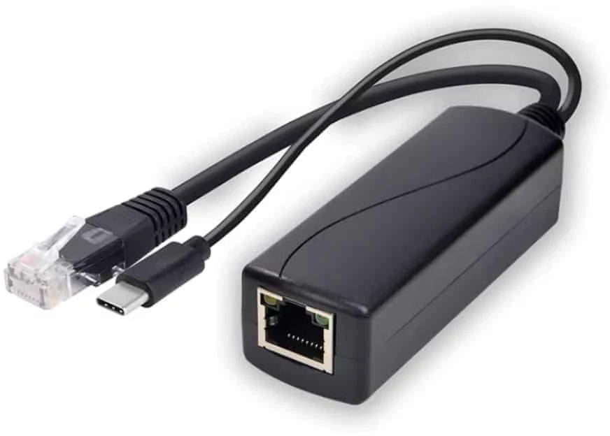 Sensiron PoE spliter 100Mb USB-C