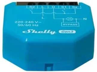 Shelly 1L Gen3 1 kanalo relė veikianti be nulio