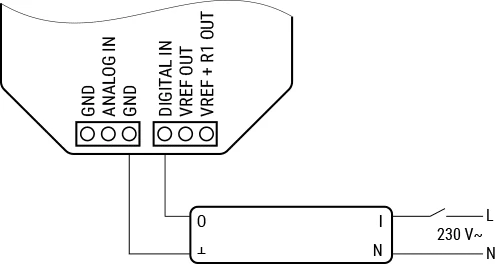 Shelly 4 kanalų keitiklis (decoupler) 230VAC i DC trigeris