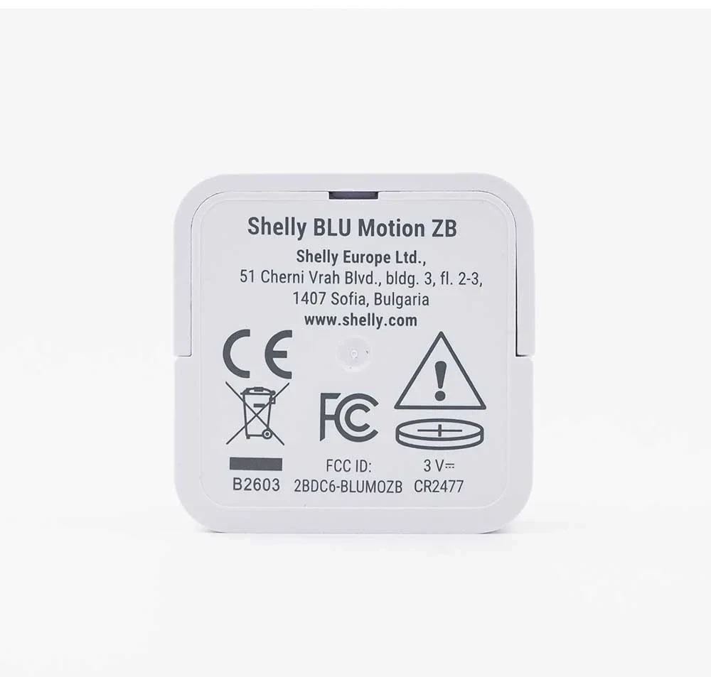 Shelly BLU Motion ZB judesio sensorius, Baltas