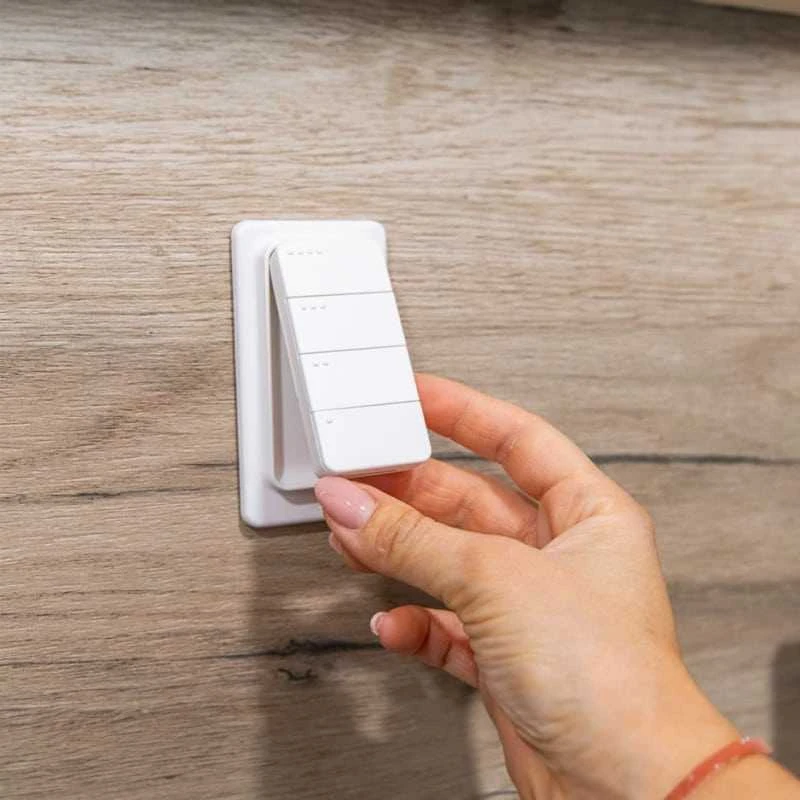 Shelly BLU RC Button 4 ZB – Bluetooth, Zigbee nuotolinio valdymo pultas