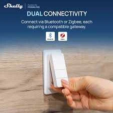 Shelly BLU RC Button 4 ZB – Bluetooth, Zigbee nuotolinio valdymo pultas