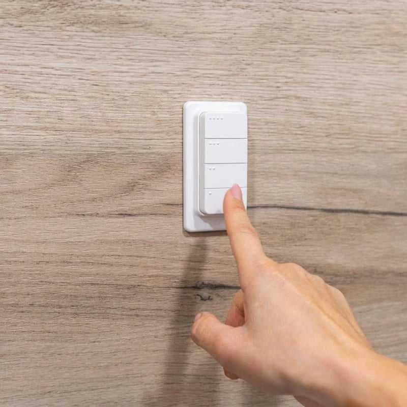 Shelly BLU RC Button 4 ZB – Bluetooth, Zigbee nuotolinio valdymo pultas