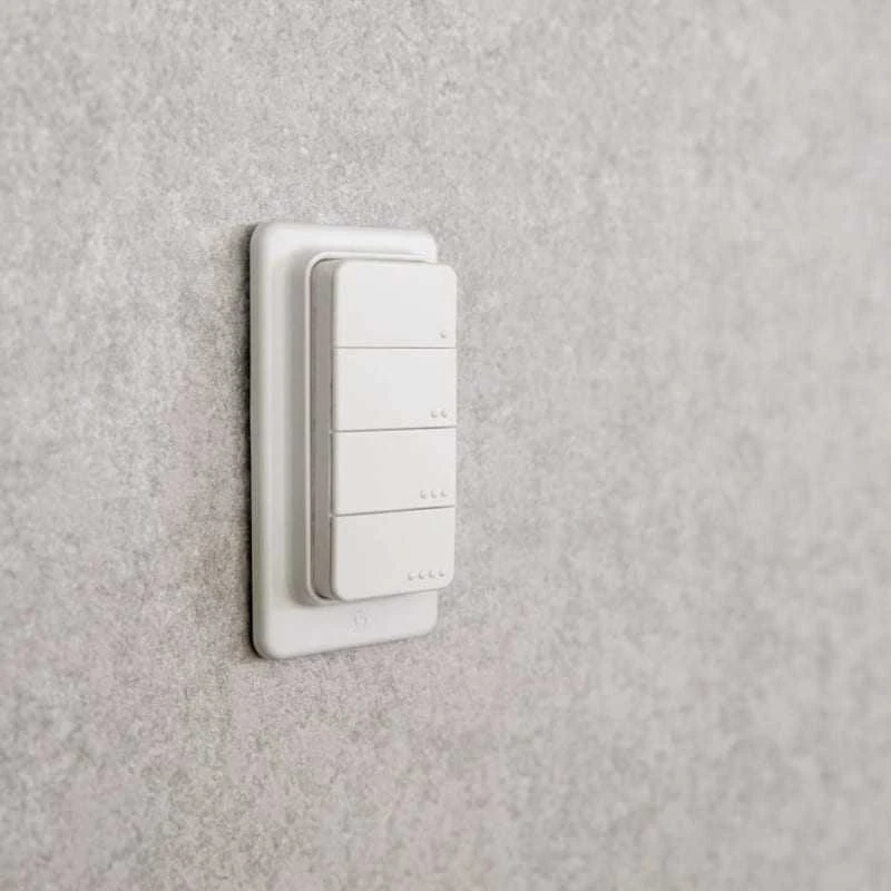 Shelly BLU RC Button 4 ZB – Bluetooth, Zigbee nuotolinio valdymo pultas