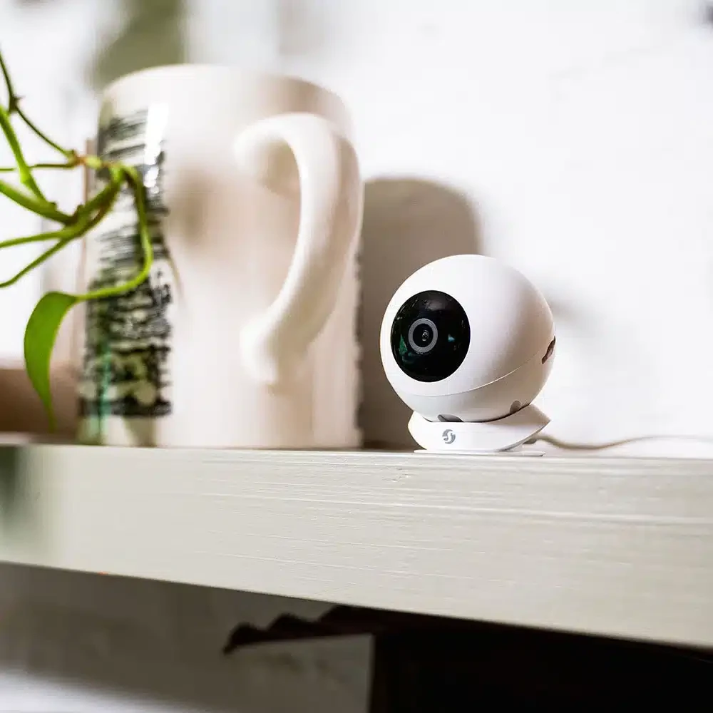 Shelly Camera Baltas – išmani Wi-Fi Full HD 1080p kamera, balta