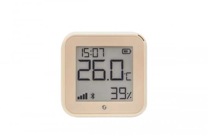 Shelly H&T GEN3 Wifi temperatūros ir drėgmės sensorius juodas
