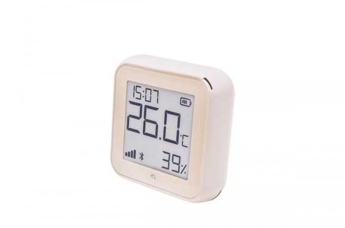 Shelly H&T GEN3 Wifi temperatūros ir drėgmės sensorius juodas