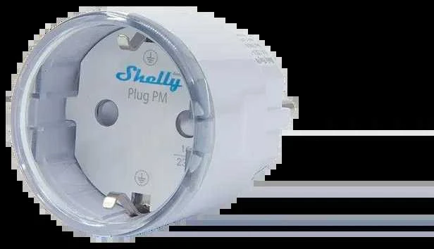 Shelly Plug PM Gen3 išmanusis 16A kištukas, baltas