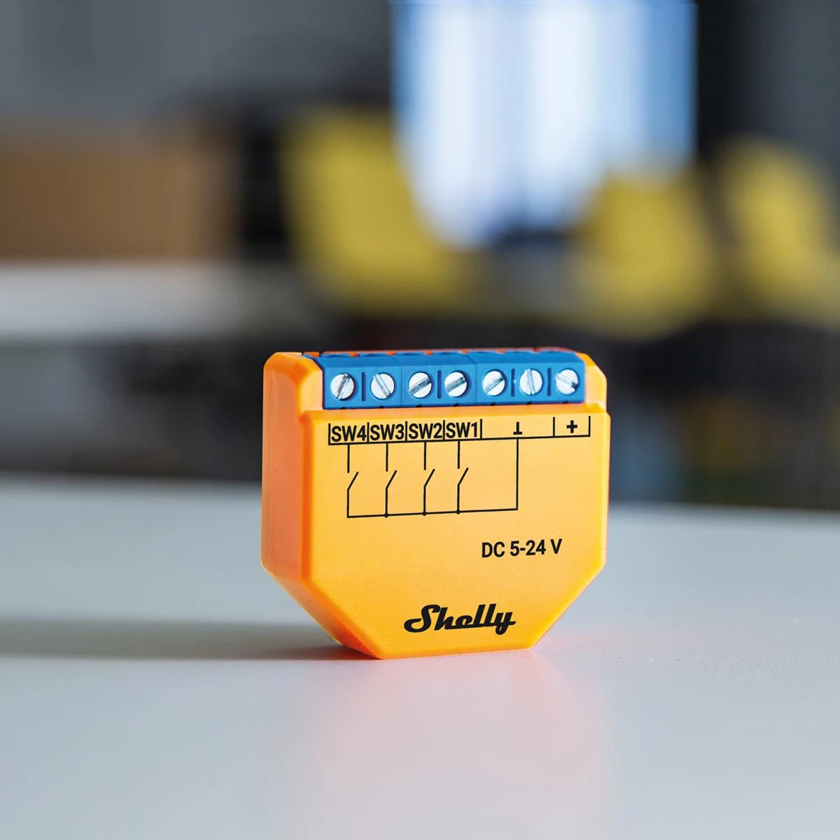 Shelly Plus i4 DC 4 skaitmeninių įėjimų Wifi valdiklis