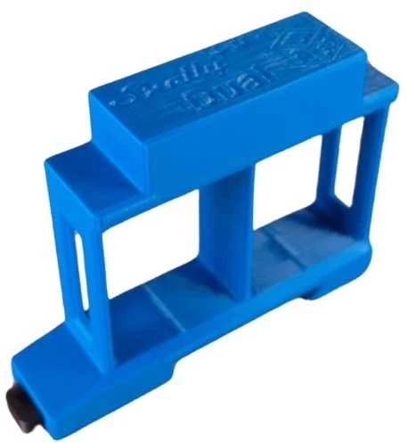 Shelly Plus Mini dvigubas adapteris ant DIN bėgelio