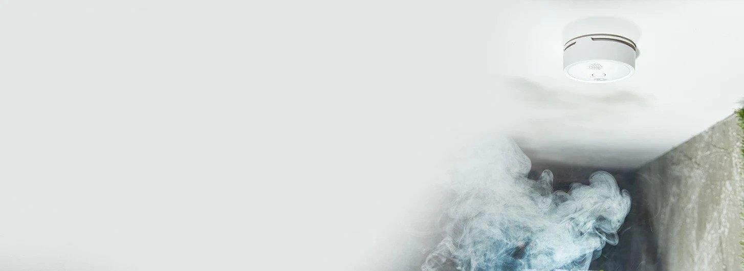 Shelly Plus Smoke Wifi dūmų sensorius / sirena