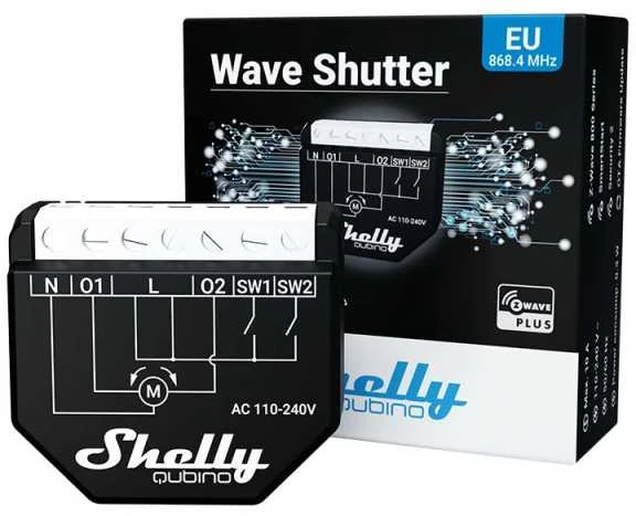 „Shelly Qubino Wave Shutter“.