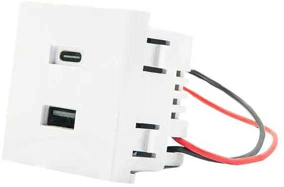 Shelly Wall Ekranas stendo priedas USB, baltas