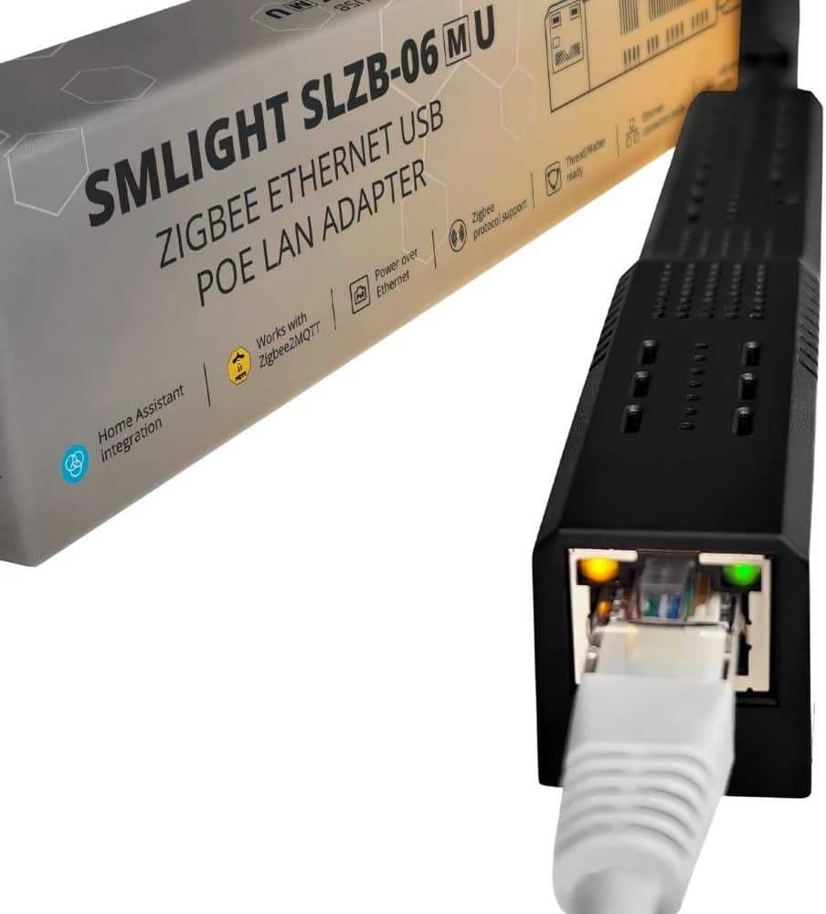 SMLIGHT SLZB-06MU Zigbee Ethernet PoE USB LAN (maršrutizatorius ir koordinatorius)