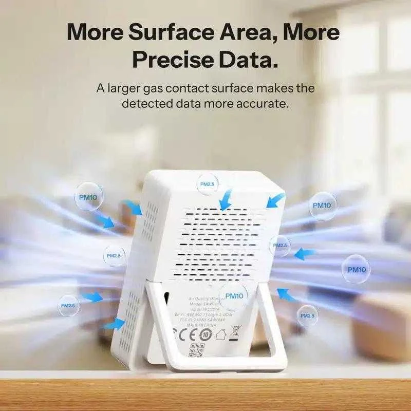 Drėkintuvas Sonoff AirGuard PM2.5 Wi-Fi oro kokybės sensorius, palaiko Matter