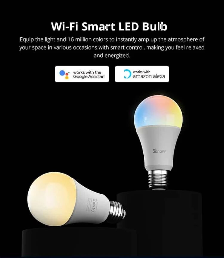 Sonoffas Išmanioji Balta LED lemputė Sonoff B02-B-A60