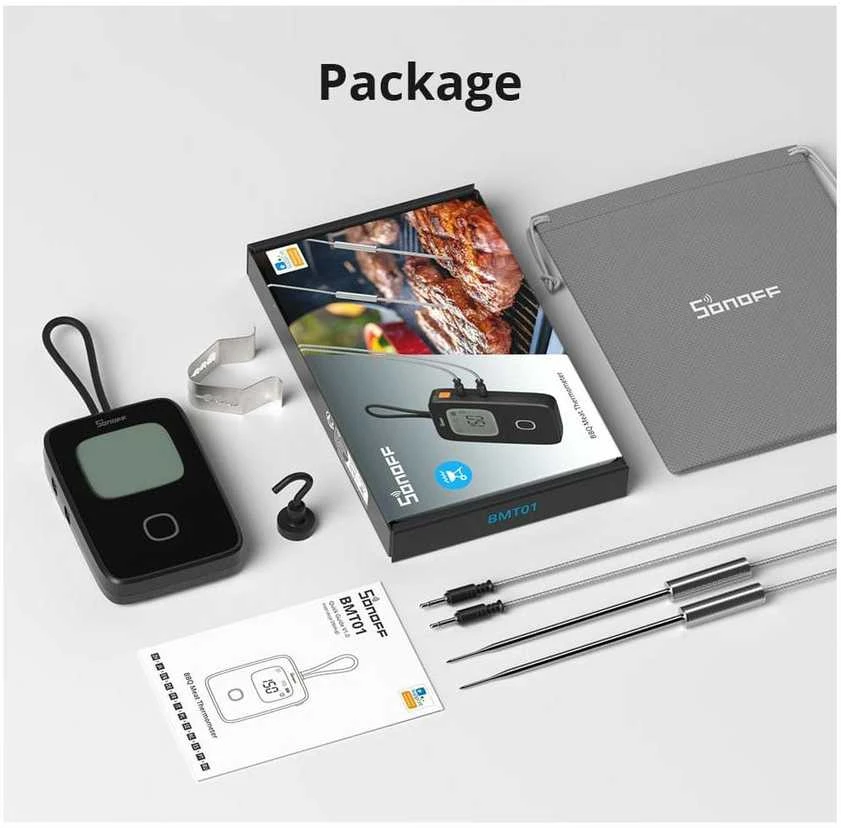 Sonoff BMT01 BBQ išmanusis Bluetooth termometras