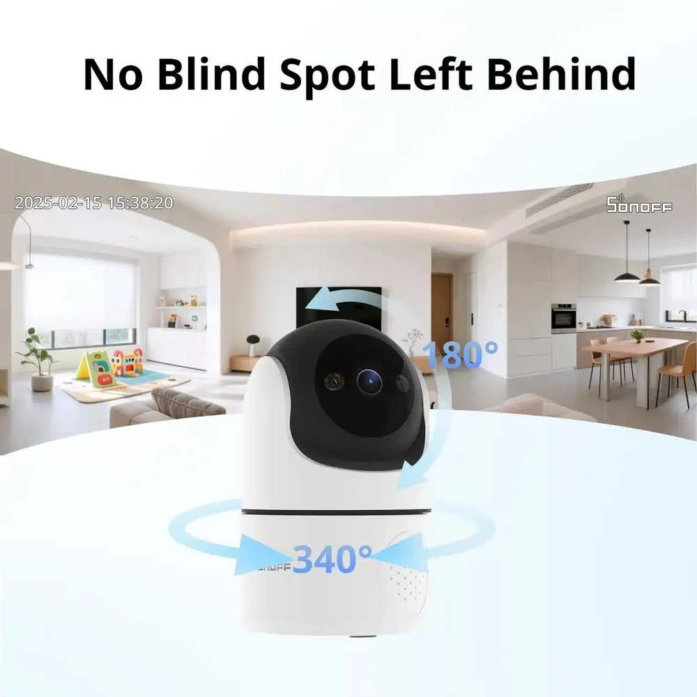 Sonoff CAM Pan-Tilt 2 išmanioji Wifi kamera 360°