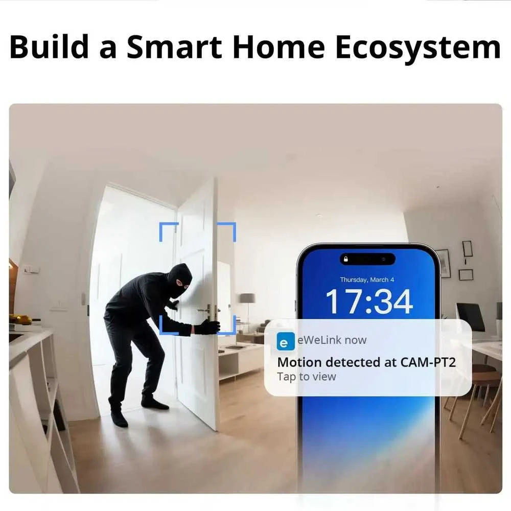 Sonoff CAM Pan-Tilt 2 išmanioji Wifi kamera 360°
