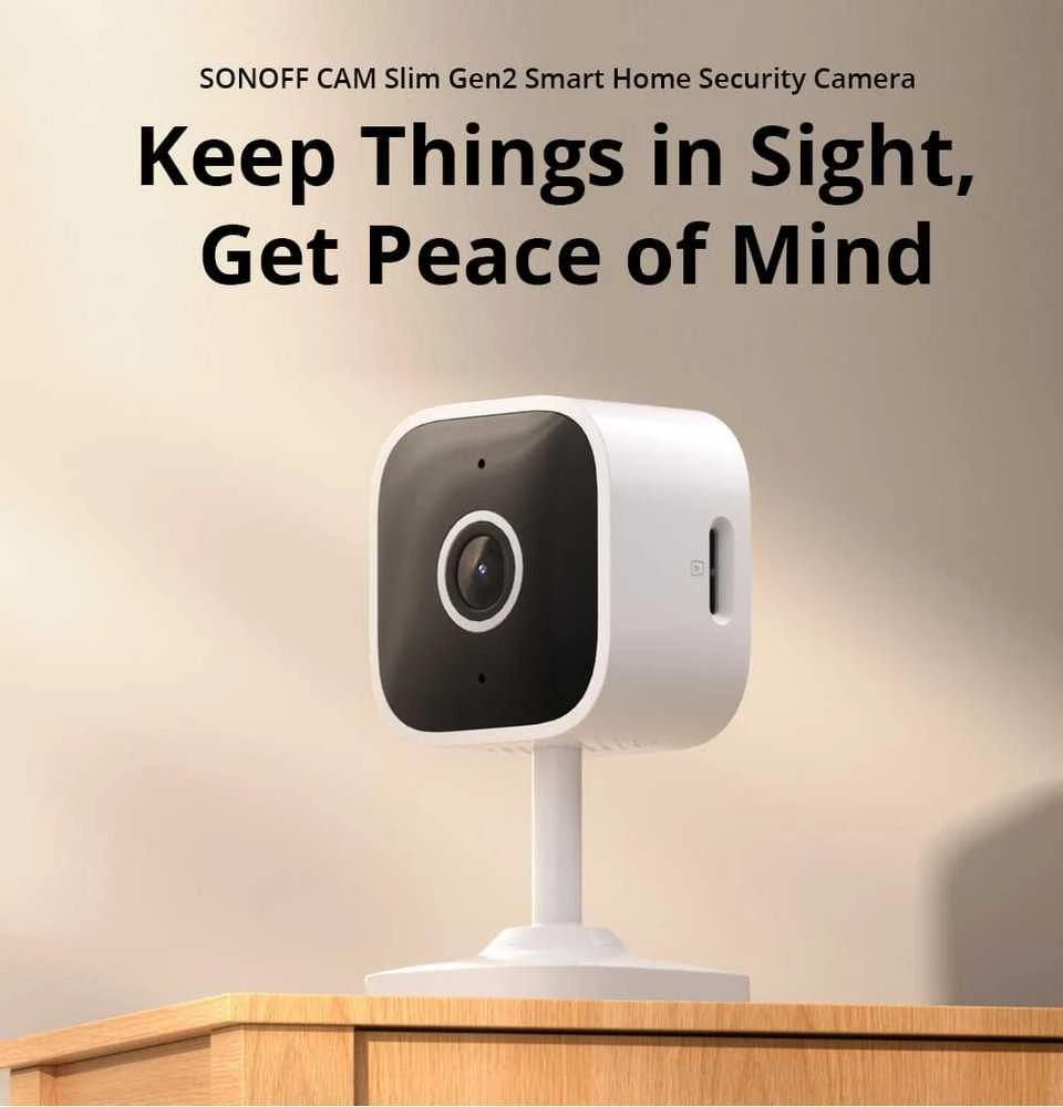 SONOFF CAM Slim Gen2 Wifi išmanioji kamera