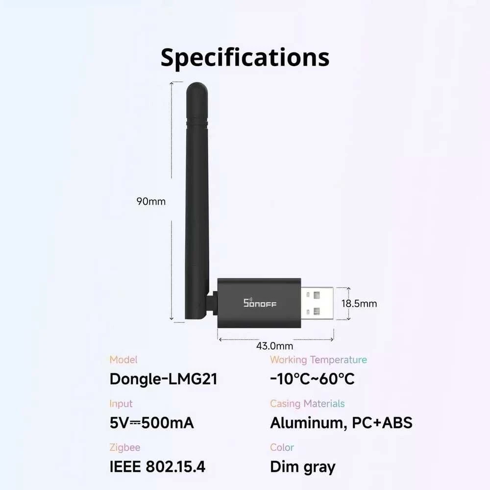 Zigbee valdiklis Sonoff Dongle Lite MG21