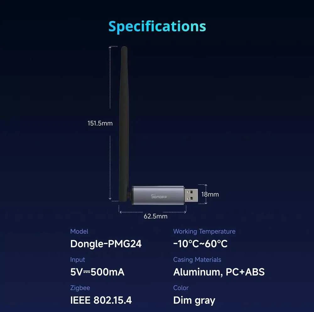 „Bramka ZigBee SONOFF Dongle Plus MG24“ namų asistentas, openHAB, Zigbee2MQTT