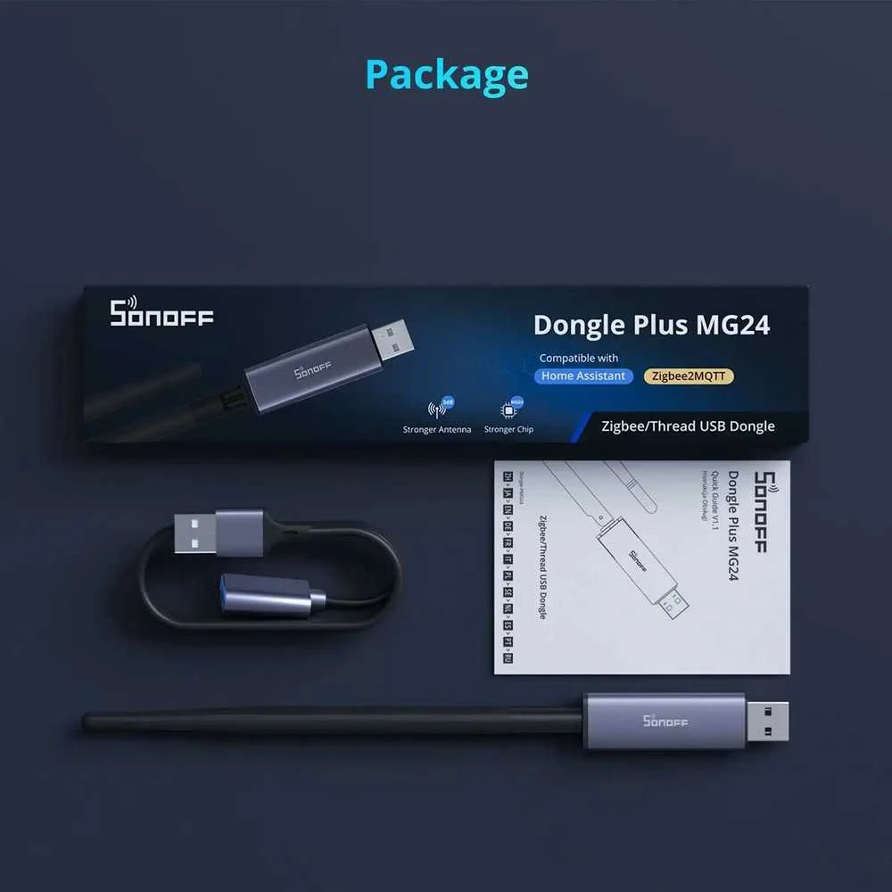 „Bramka ZigBee SONOFF Dongle Plus MG24“ namų asistentas, openHAB, Zigbee2MQTT