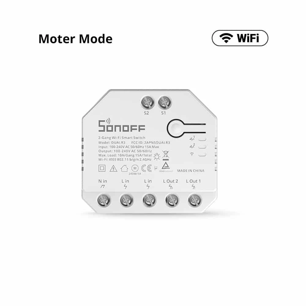Išmanusis jungiklis WiFi Sonoff Dual R3