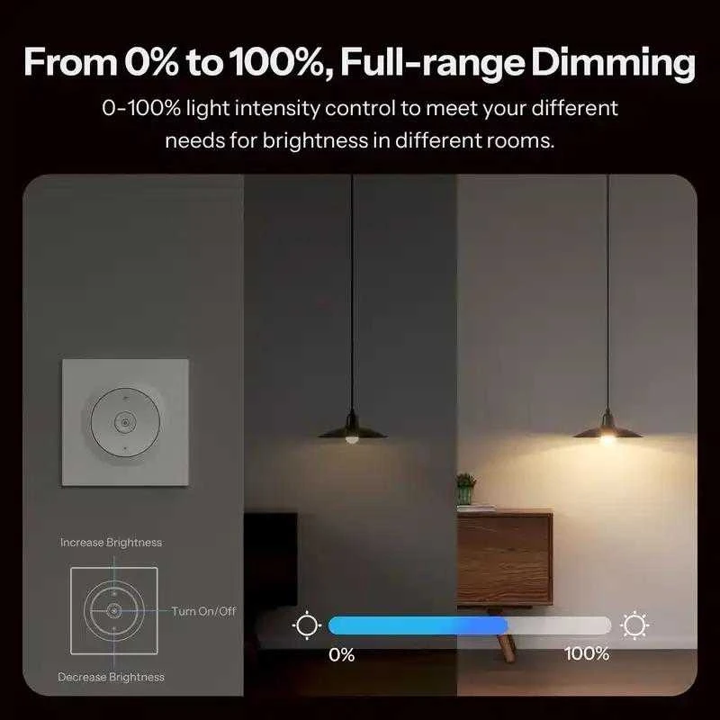Sonoff Fusion serijos Orb-DIM 1 kanalo Matter over Wi-Fi dimeris