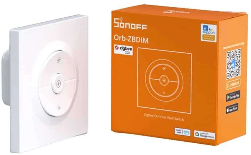 Sonoff Fusion serijos Orb-DIM 1 kanalo Zigbee šviesos reguliatorius (dimeris)