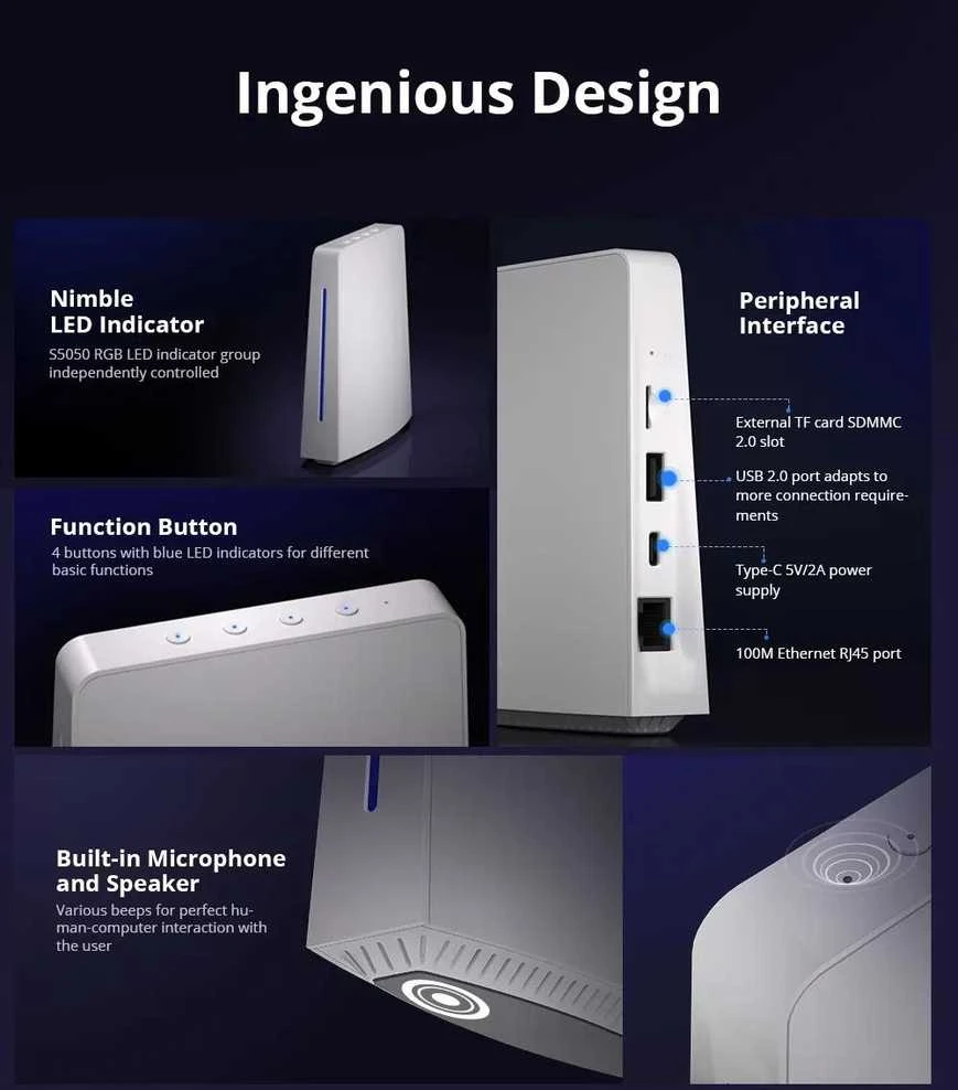Sonoff iHost išmanioji namų centralė (RV1109 DDR4 2GB versija)