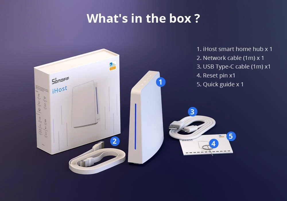 Sonoff iHost išmanioji namų centralė (RV1126 DDR4 4GB versija)