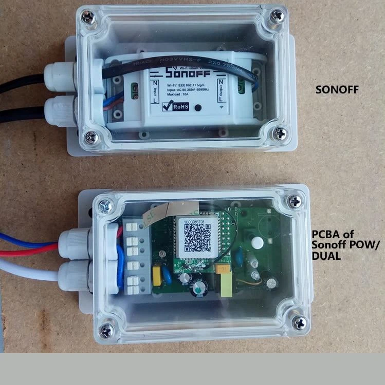 Sonoff IP66 Atsparus vandeniui Box instaliacinė dėžutė