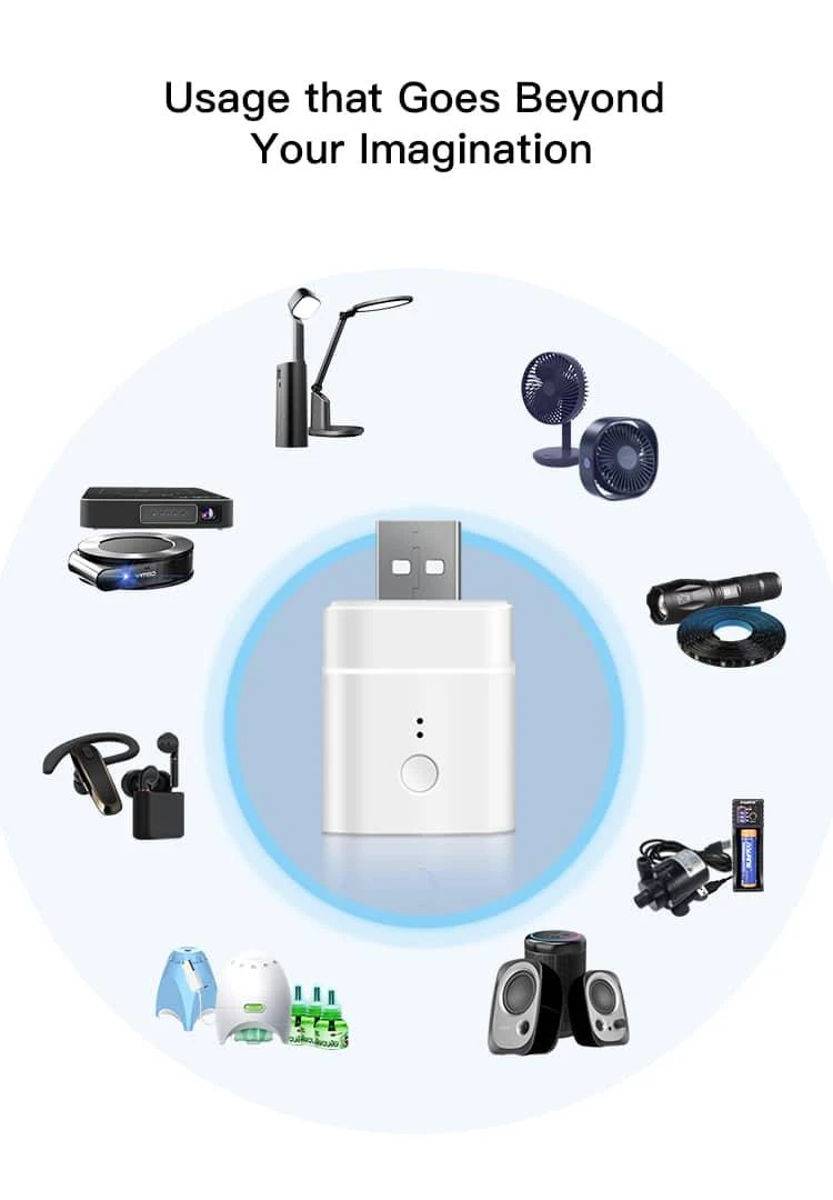 SONOFF MICRO Išmanusis USB jungiklis valdomas per Wi-Fi