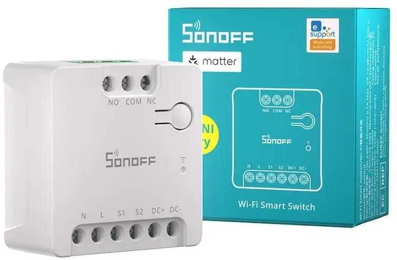 SONOFF MINI-D Wifi išmanioji relė su sausu kontaktu