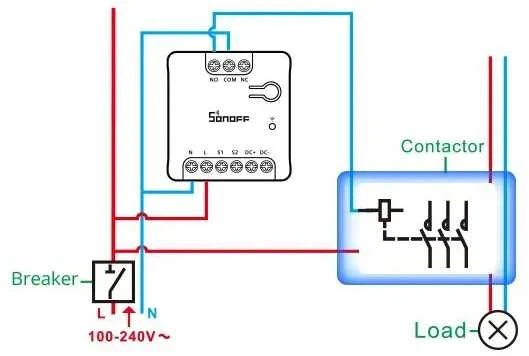 SONOFF MINI-D Wifi išmanioji relė su sausu kontaktu