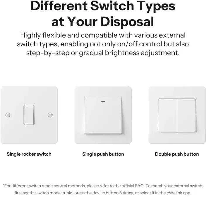 Sonoff Mini Extreme Dim išmanusis 1 kanalo Zigbee dimeris