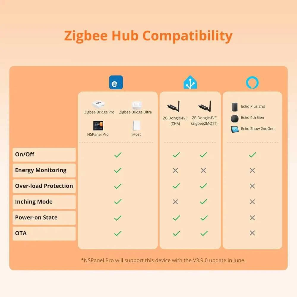 SONOFF S60 Zigbee išmanusis kištukas