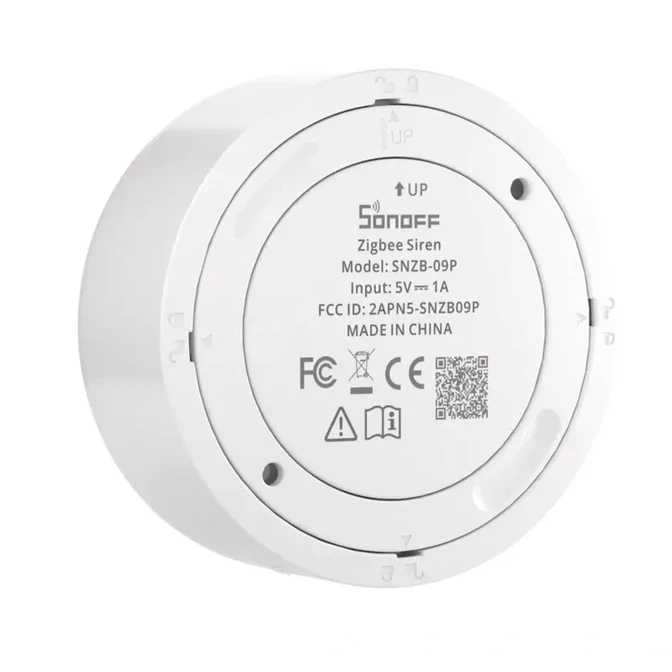 Sonoff SenseGuard Zigbee išmanioji vidinė sirena (SNZB-09P)